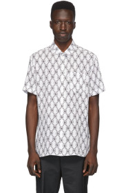 Neil Barrett - White & Black Monogram Shirt