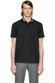 Neil Barrett - Black Rib Neck Shirt