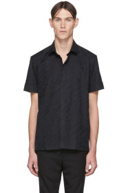 Neil Barrett - Black Graffiti Shirt