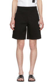 Neil Barrett - Black Chanelled Shorts