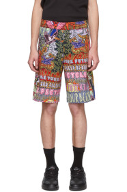 Neil Barrett - Multicolor Oversized Workwear Shorts
