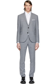 Neil Barrett - Grey Fine Travel Suit