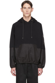 Neil Barrett - Black Bifabric Hoodie