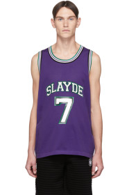 Neil Barrett - Purple 'Slayde' Tank Top