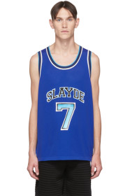 Neil Barrett - Blue 'Slayde' Tank Top
