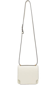 Marge Sherwood - Sac embossé façon lézard blanc Mini Classic Vava