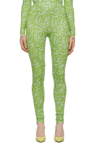 Maisie Wilen - Green & Blue Patterned Leggings