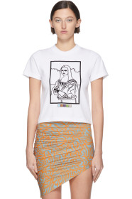 Maisie Wilen - SSENSE Exclusive White Mona Lisa T-Shirt