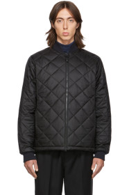 The Very Warm - SSENSE Exclusive Black Light Quilted Bomber Jacket