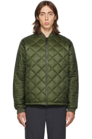 The Very Warm - SSENSE Exclusive Khaki Light Quilted Bomber Jacket