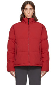 The Very Warm - SSENSE Exclusive Red Quilted Puffer Jacket