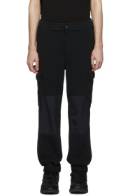 The Very Warm - Black Fleece Cargo Pants