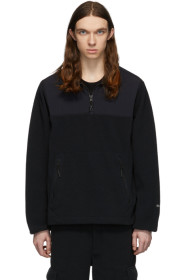 The Very Warm - Black Fleece Zip Pullover