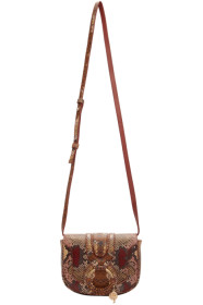 See by Chloé - Sac embossé façon python multicolore Mini Hana