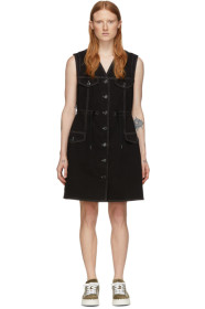 See by Chloé - Black Denim Fitted Dress