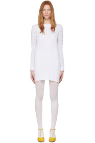 See by Chloé - White Lace Sweater Dress