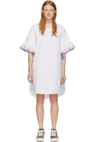 See by Chloé - White Poplin Frill Dress