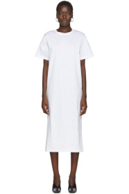 Arch The - Robe t-shirt en coton blanche