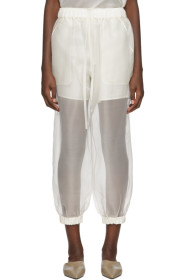 Arch The - Pantalon de survêtement blanc cassé Silk Lining