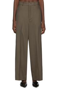 Arch The - Pantalon à jambe droite brun