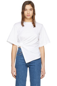 See by Chloé - White Knotted T-Shirt