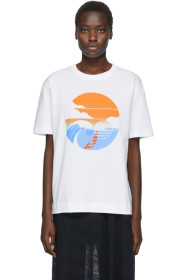 See by Chloé - White Wave Logo T-Shirt