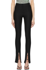 Andersson Bell - Black Flared Zipper Trousers