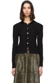 Andersson Bell - Black Wool Olivet Cardigan
