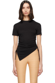 Andersson Bell - Black Cindy Asymmetric T-Shirt