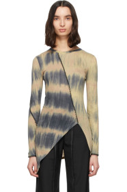 Andersson Bell - Multicolor Asymmetric Long Sleeve T-Shirt
