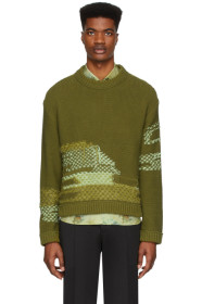 Andersson Bell - Green Fransico Inside Out Sweater