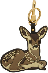 Burberry - Brown 2D Deer Keychain