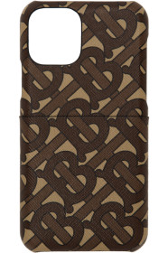 Burberry - Brown Monogram Rufus iPhone 11 Pro Case