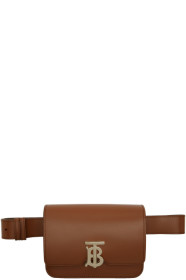 Burberry - Sac-ceinture en cuir brun TB