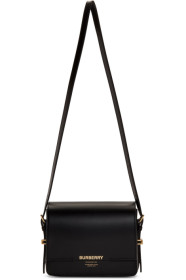 Burberry - Sac en cuir noir Small Grace