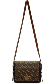 Burberry - Sac brun E-Canvas Small Grace