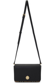 Burberry - Sac à bandoulière noir et beige Hampshire