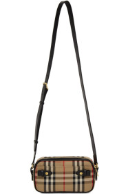 Burberry - Beige Vintage Check Camera Bag