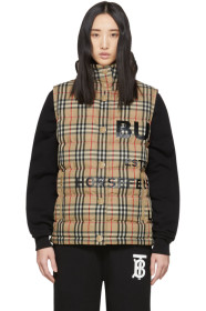 Burberry - Beige Down Sterling Vest
