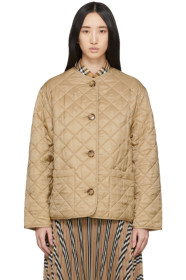 Burberry - Beige Quilted Bardsey Jacket