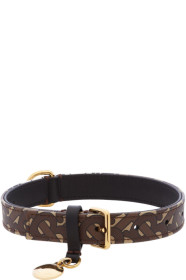 Burberry - Brown Medium Monogram Dog Collar