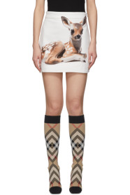 Burberry - White Bambi Skirt