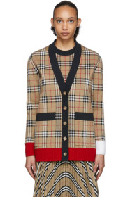Burberry - 驼色 Glaisnock 开衫