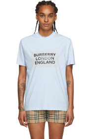 Burberry - T-shirt bleu Ariana