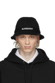 Burberry - Black Jersey Bucket Hat
