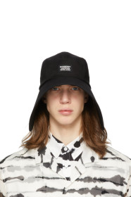 Burberry - Black Cotton Bonnet Hat