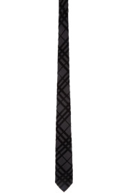 Burberry - Black Plaid Manston Tie