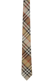 Burberry - Beige Check Manston Tie