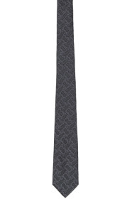 Burberry - 灰色 Manston Monogram 领带