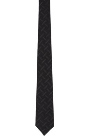Burberry - 黑色 Manston Monogram 领带